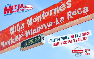 Avantatges del xip en el dorsal i cronometratge