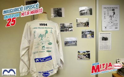 Inauguració exposició 25 aniversari Mitja Marató