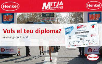 El teu Diploma Personalitzat Mitja Marató i Cursa 6K