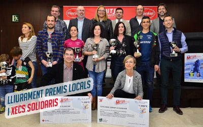 Lliurats els premis als atletes locals i les donacions solidàries de la 25ªMitja Montornès-Montmeló-Vilanova-La Roca.