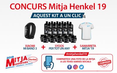 Concurs Mitja Henkel ’19 (campanya activa del 24 al 26 de març)