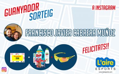 Guanyador sorteig INSTAGRAM