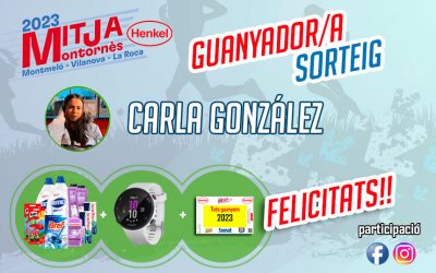 Guanyadora sorteig Facebook – Instagram 2023.